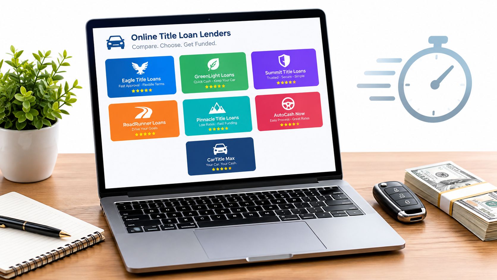 7 Online Title Loan Lenders to Compare